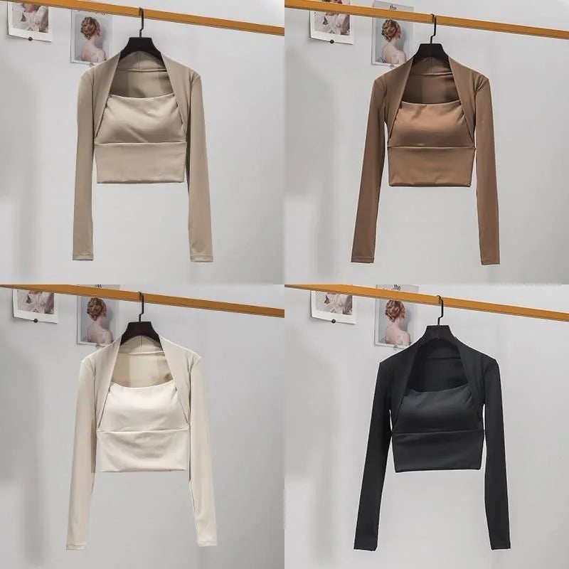 Sleek Fit Long Sleeve Yoga Top
