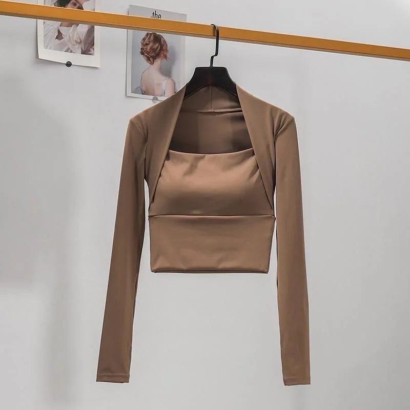 Sleek Fit Long Sleeve Yoga Top