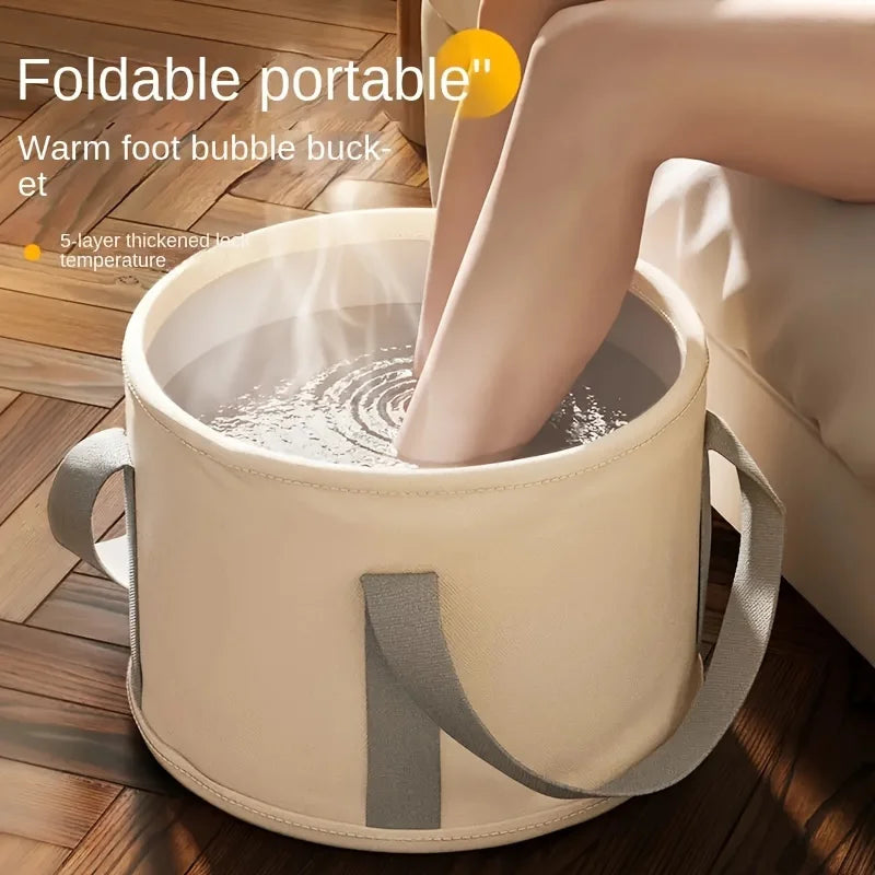 Relaxing Foldable Foot Spa Tub