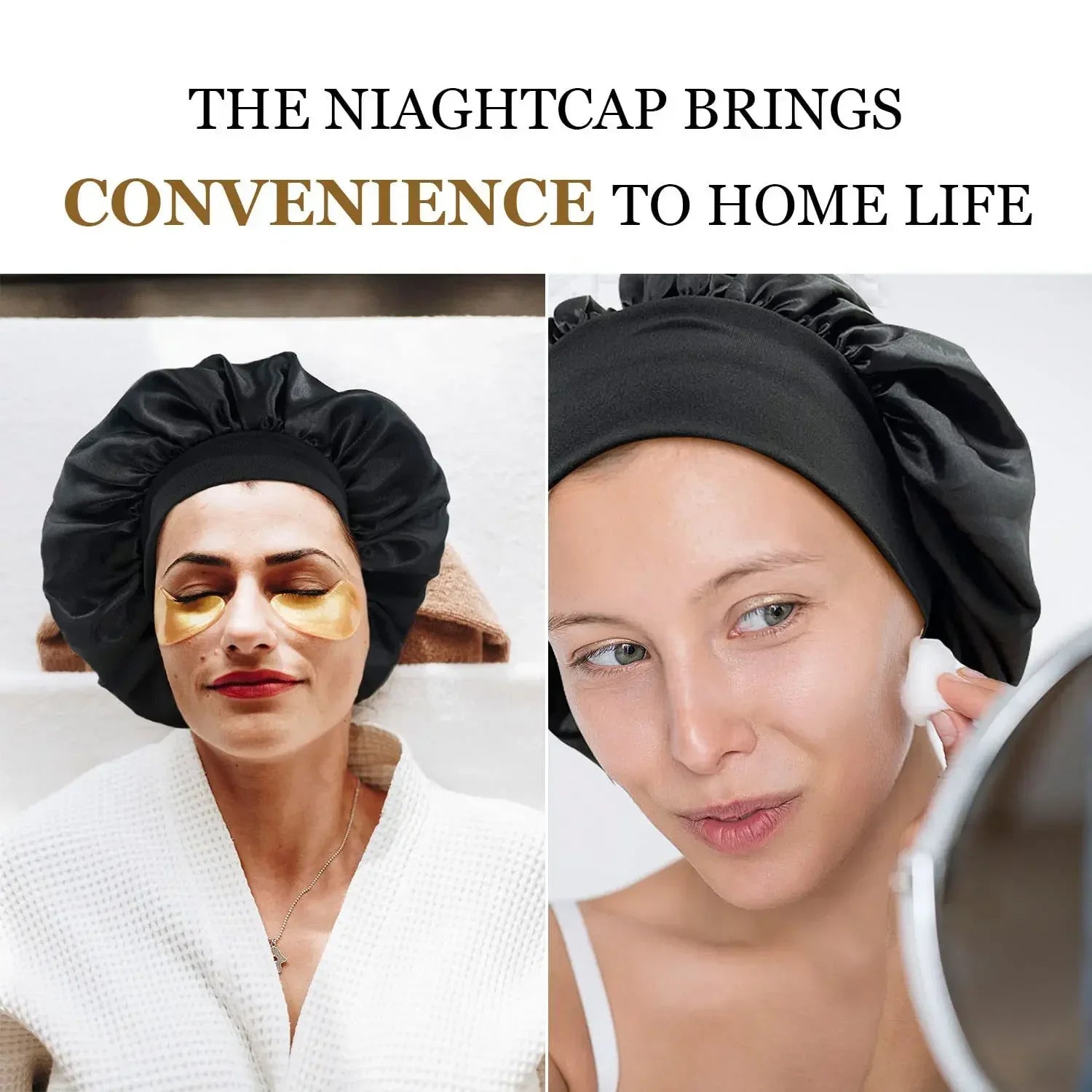 Silky Sleep Bonnet for Women