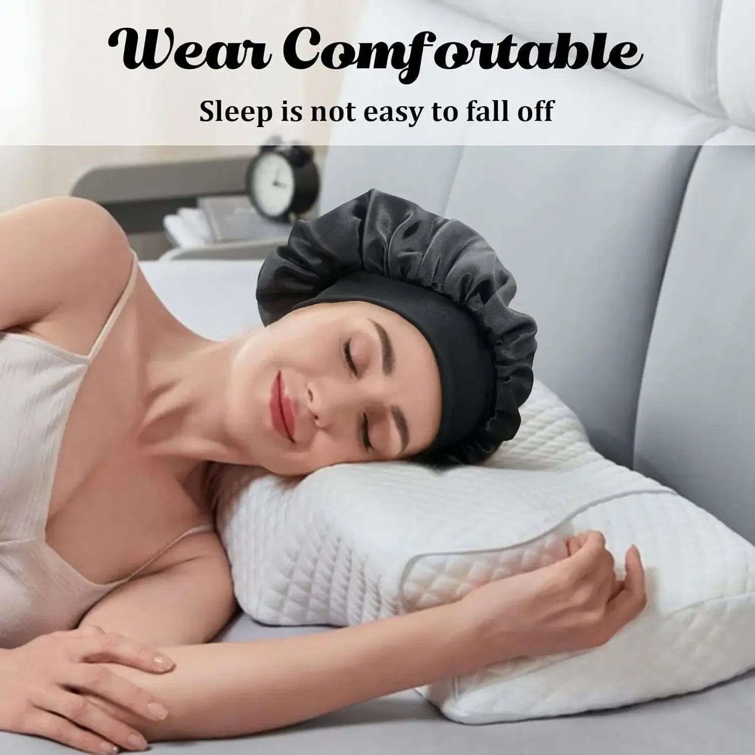 Silky Sleep Bonnet for Women